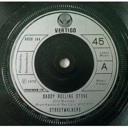 Streetwalkers Daddy Rolling Stone USED VINYL 7INCH 45 RPM