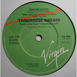 Tangerine Dream Choronzon USED VINYL 7INCH 45 RPM