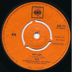 Dion (3) Ruby Baby USED VINYL 7INCH 45 RPM
