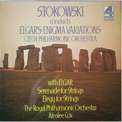 Leopold Stokowski / Sir Edward Elgar / The Czech Philharmonic Orchestra / The Royal Philharmonic Orchestra / Ainslee Cox Enigma Variations / Serenade 