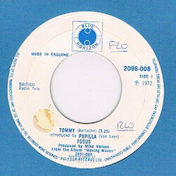 Focus (2) Tommy USED VINYL 7INCH 45 RPM SINGLE