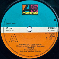 Cerrone Supernature / Give My Love USED VINYL 7INCH 45 RPM SINGLE MISPRINT STEREO