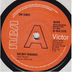 The Kinks Holiday Romance USED VINYL 7INCH 45 RPM PROMO