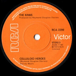 The Kinks Celluloid Heroes USED VINYL 7INCH SINGLE 45 RPM