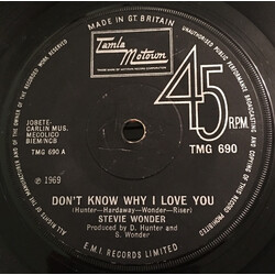 Stevie Wonder Don't Know Why I Love You USED VINYL 7INCH 45 RPM SINGLE REPRESS