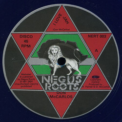 Don Carlos (2) I Love Jah USED VINYL 12INCH 45 RPM