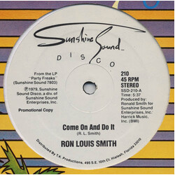 Ronald L. Smith Come On And Do It / Love Talk USED VINYL 12INCH PROMO 45 RPM