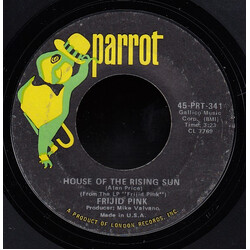 Frijid Pink The House Of The Rising Sun USED VINYL 7INCH 45 RPM SINGLE STYRENE