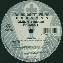 Glenn Friscia Project Heaven VINYL 12" USED