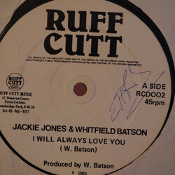 Jackie Jones / Whitfield Batson I Will Always Love You USED VINYL 12INCH