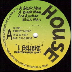 A Black Man, A Black Man And Another Black Man I Believe USED VINYL 12INCH 33 S RPM