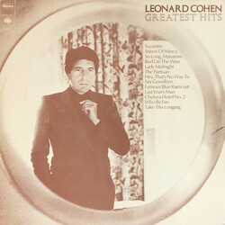 Leonard Cohen Greatest Hits Vinyl LP USED
