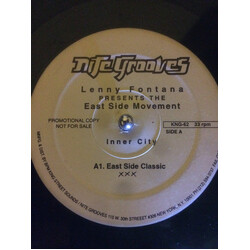 Lenny Fontana / Eastside Movement Inner City USED VINYL 12INCH 33 S RPM PROMO