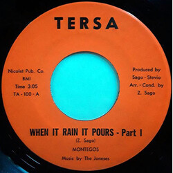 The Montegos / The Joneses When It Rain It Pours USED VINYL 7INCH 45 RPM