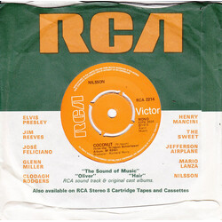 Harry Nilsson Coconut USED VINYL 7INCH 45 RPM SINGLE