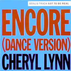 Cheryl Lynn Encore (Dance Version) USED VINYL 12INCH 45 RPM