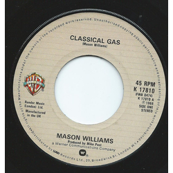 Mason Williams Classical Gas Vinyl 7" USED