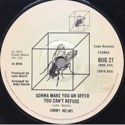 Jimmy Helms Gonna Make You An Offer You Can't Refuse USED VINYL 7INCH SINGLE 45 RPM