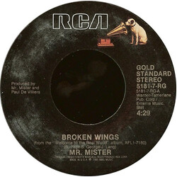 Mr. Mister Broken Wings / Kyrie VINYL 7" USED