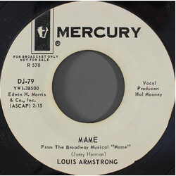 Louis Armstrong Mame USED VINYL 7INCH 45 RPM PROMO STYRENE