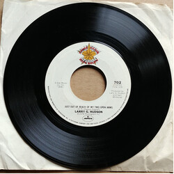 Larry G. Hudson Just Out Of Reach Of My Two Open Arms / Warm And Tender Love USED VINYL 7INCH 45 RPM SINGLE
