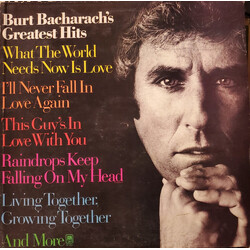Burt Bacharach Burt Bacharach's Greatest Hits Vinyl LP USED