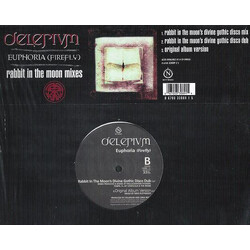 Delerium Euphoria (Firefly) Rabbit In The Moon Mixes USED VINYL 12INCH 33 S RPM SINGLE