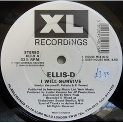 Ellis-D I Will Survive USED VINYL 12INCH