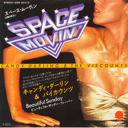 Candy Darling & The Viscounts Space Movin' USED VINYL 7INCH 45 RPM