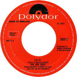 Bee Gees I.O.I.O. / Sweetheart VINYL 7" USED