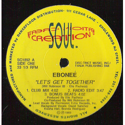 Ebonee Let's Get Together VINYL 12" USED