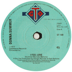 Donna Summer I Feel Love USED VINYL 7INCH 45 RPM SINGLE