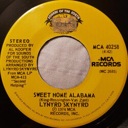 Lynyrd Skynyrd Sweet Home Alabama USED VINYL 7INCH 45 RPM SINGLE STEREO