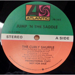 Jump 'N The Saddle The Curly Shuffle USED VINYL 12INCH 33 S RPM SINGLE PROMO