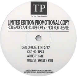 H+H Sweet / Vibe VINYL 12" USED