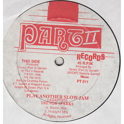 Trevor Sparks / Ryder (8) Play Another Slow Jam USED VINYL 12INCH 45 RPM SINGLE