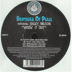 B.O.P. / Ricky Nelson Work It Out USED VINYL 12INCH 33 S RPM