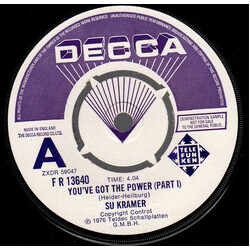 Su Kramer You've Got The Power USED VINYL 7INCH PROMO