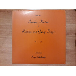 Sandra Karina Russian And Gypsy Songs Album No. 2 Vinyl LP USED