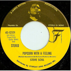 Steve Soul Popcorn With A Feeling USED VINYL 7INCH 45 RPM STEREO