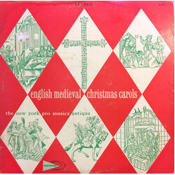 The Primavera Singers / New York Pro Musica / Noah Greenberg English Medieval Christmas Carols Vinyl LP USED