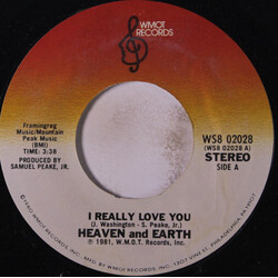 Heaven And Earth (2) I Really Love You USED VINYL 7INCH 45 RPM STYRENE