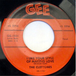 The Cleftones I Like Your Style Of Making Love USED VINYL 7INCH 45 RPM SINGLE