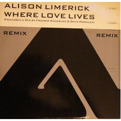Alison Limerick Where Love Lives (Remix) USED VINYL 12INCH 45 RPM