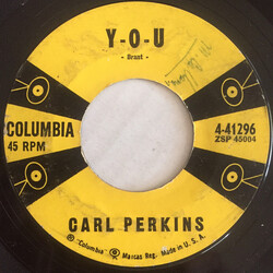 Carl Perkins Y-O-U USED VINYL 7INCH 45 RPM SINGLE STYRENE