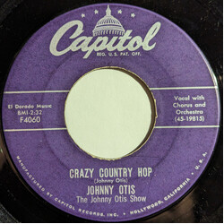 Johnny Otis / The Johnny Otis Show Crazy Country Hop / Willie Did The Cha Cha USED VINYL 7INCH 45 RPM SINGLE