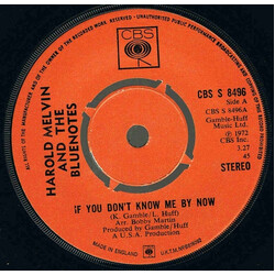Harold Melvin And The Blue Notes If You Don't Know Me By Now USED VINYL 7INCH 45 RPM SINGLE STEREO
