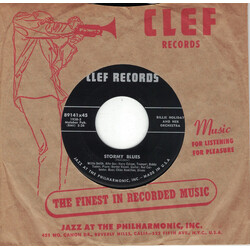Billie Holiday And Her Orchestra Stormy Blues / Willow Weep For Me USED VINYL 7INCH 45 RPM