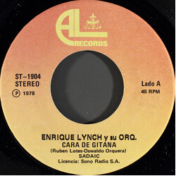 Enrique Lynch Y Su Orquesta Cara De Gitana USED VINYL 7INCH 45 RPM
