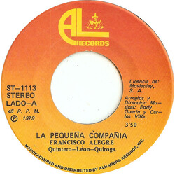 Pequeña Compañía Francisco Alegre USED VINYL 7INCH 45 RPM STEREO